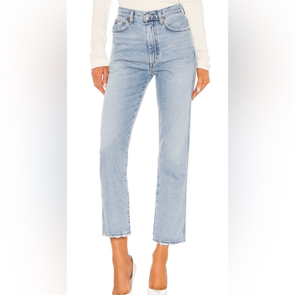 Agolde Pinch Waist High Rise Kick Size 27 in Riptide